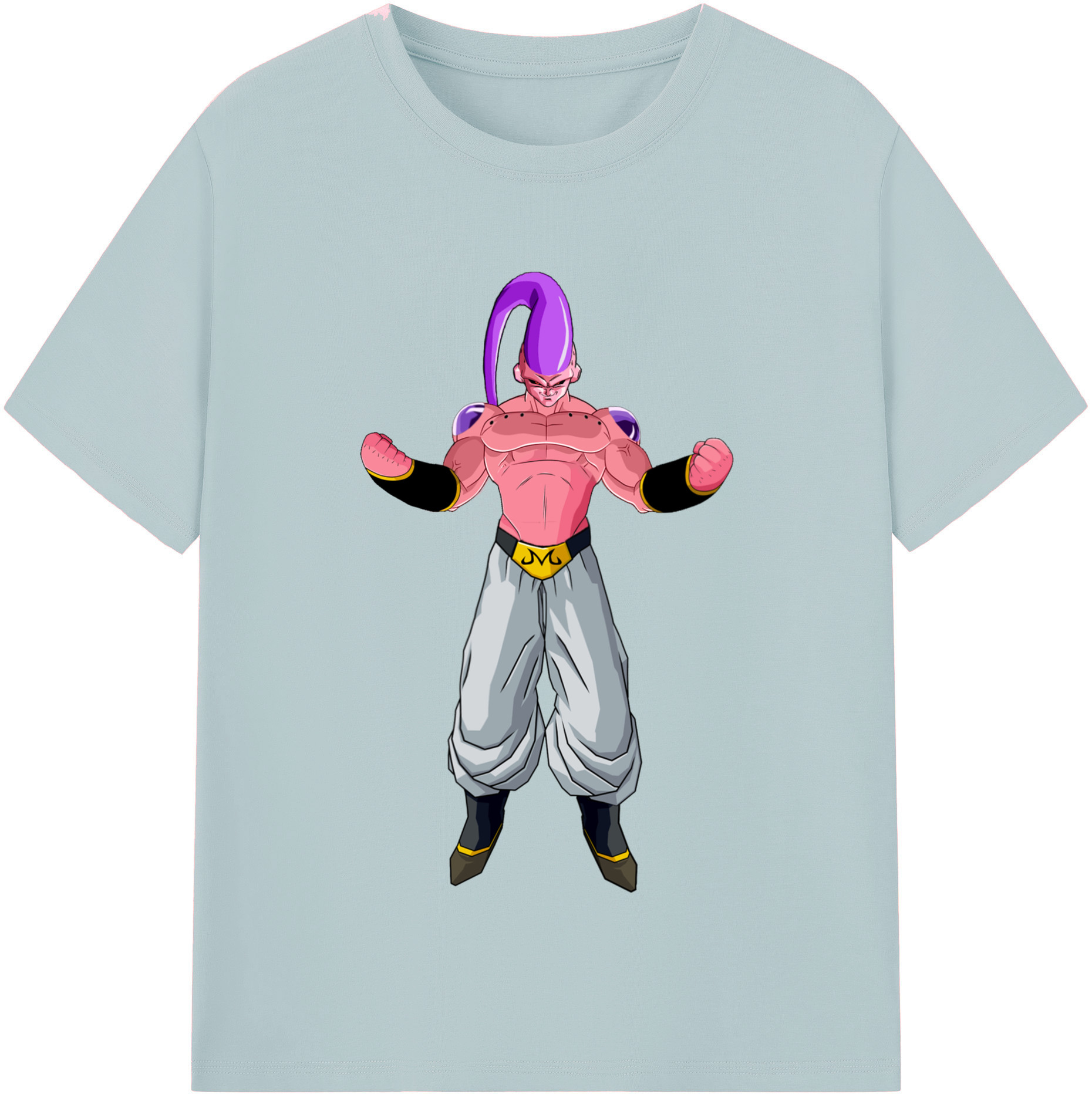 （画像用） ドラゴンボール 魔人ブウ DRAGON BALL Majin Buu 綿100％半袖Tシャツ（フロントプリント）